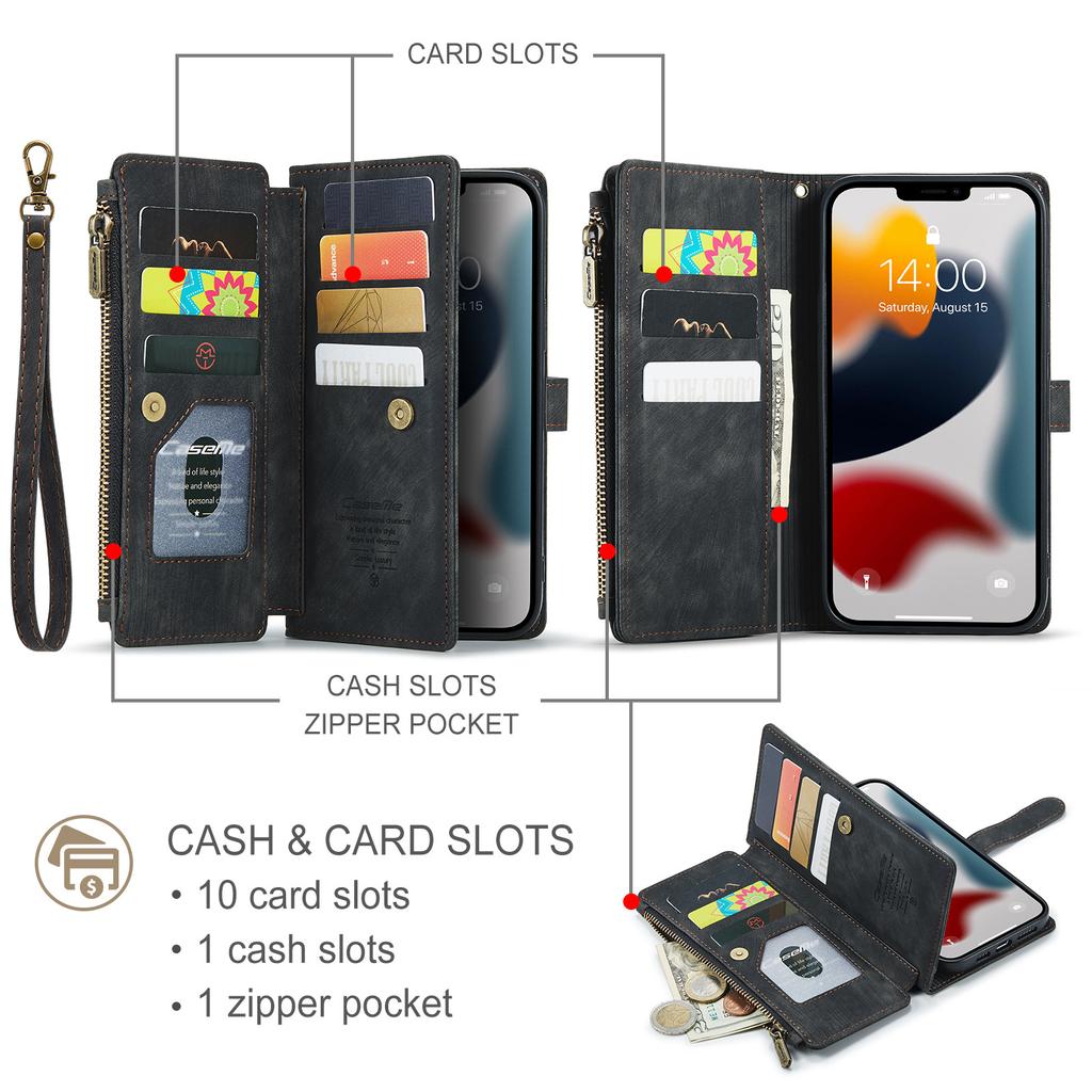 Suitable for iPhone 16 phone case A16 5G card slot phone case Samsung S24FE wallet protective case