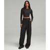 Lululemon Hold Tight Straight Hem Cropped Long Sleeve Shirt Black
