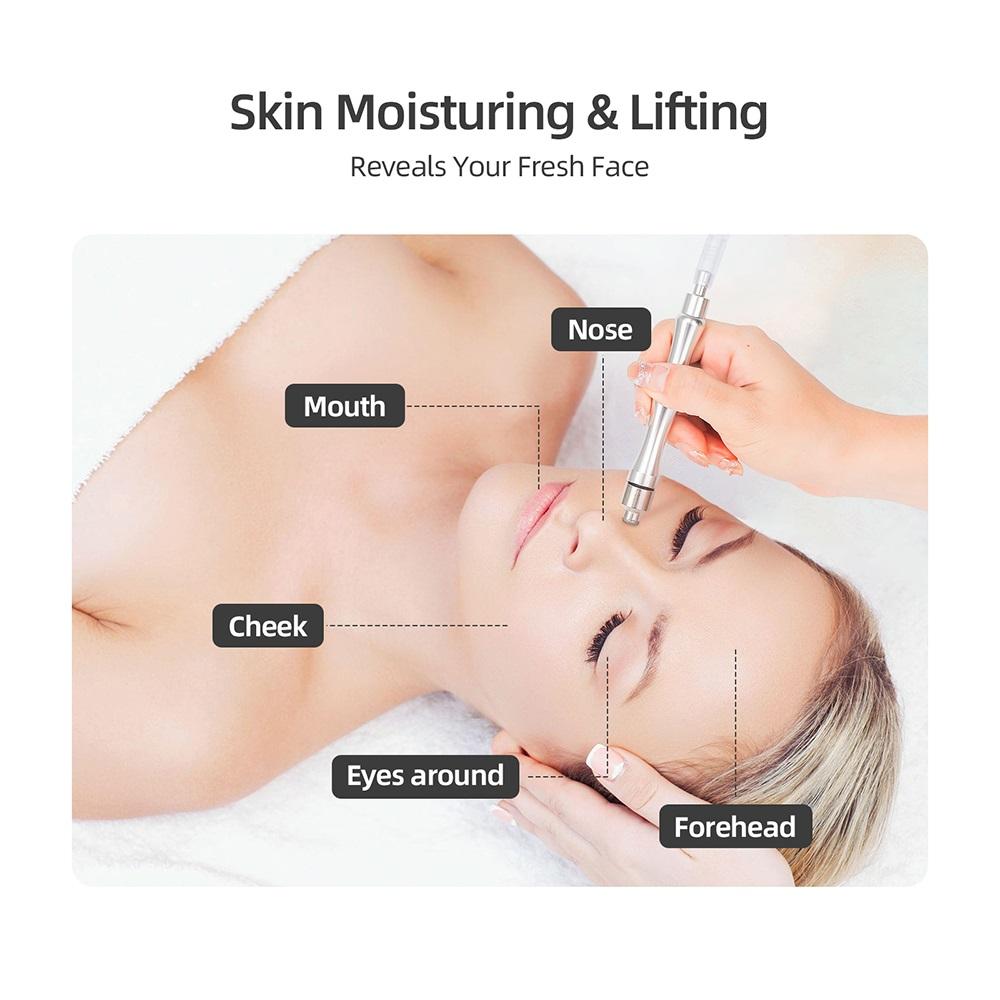 High Suction Diamond Microdermabrasion Machine for Facial Peeling Deep Cleaning Blackhead Removal Water Spray Exfoliation Device