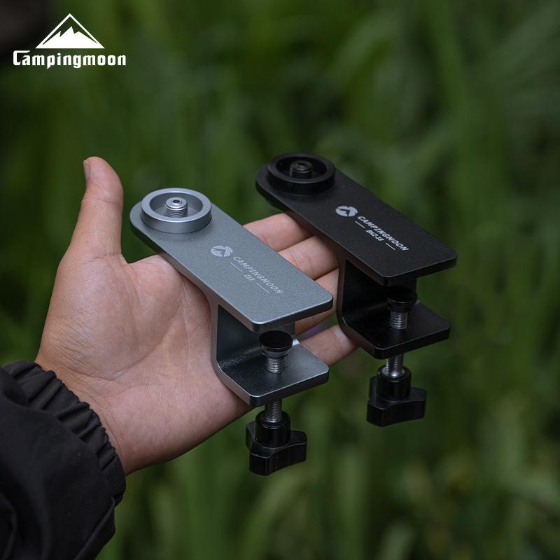 CAMPINGMOON Outdoor Camping Desktop Expansion Accessories Gas Cylinder Lamp Burner Head Heating Stove Table Plate Fixing Clip