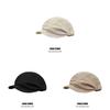 Elegant Round Top Beret Cap With Wide Brim For Women Breathable Sunshade And Windproof