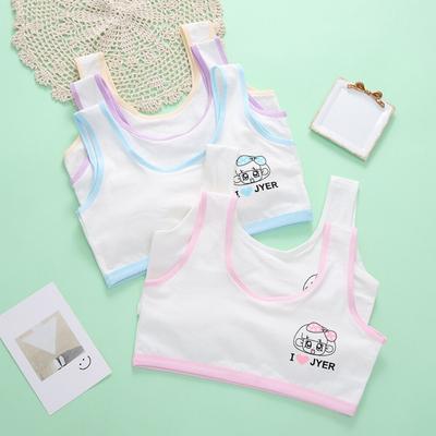 Teenage Girls Bra Seamless Bralette Breathable  Developmental Cotton Underwear