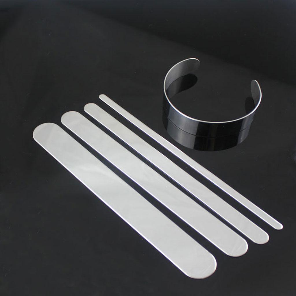 10Pcs/set Bracelet Bending Rod Jewelry Tool for Stamping Bangle 5/10/15/20mm Jewelry Making Supplies for Project