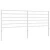 VidaXL Tête de lit métal blanc 193 cm 352405
