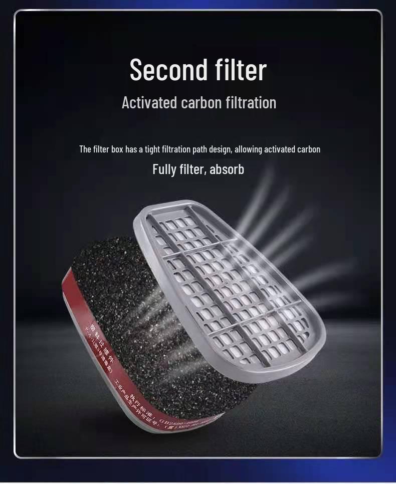 6800 Full Face Industrial Anti-Gas Mask for Ammonia, Hydrogen Sulfide, and Organic Acids