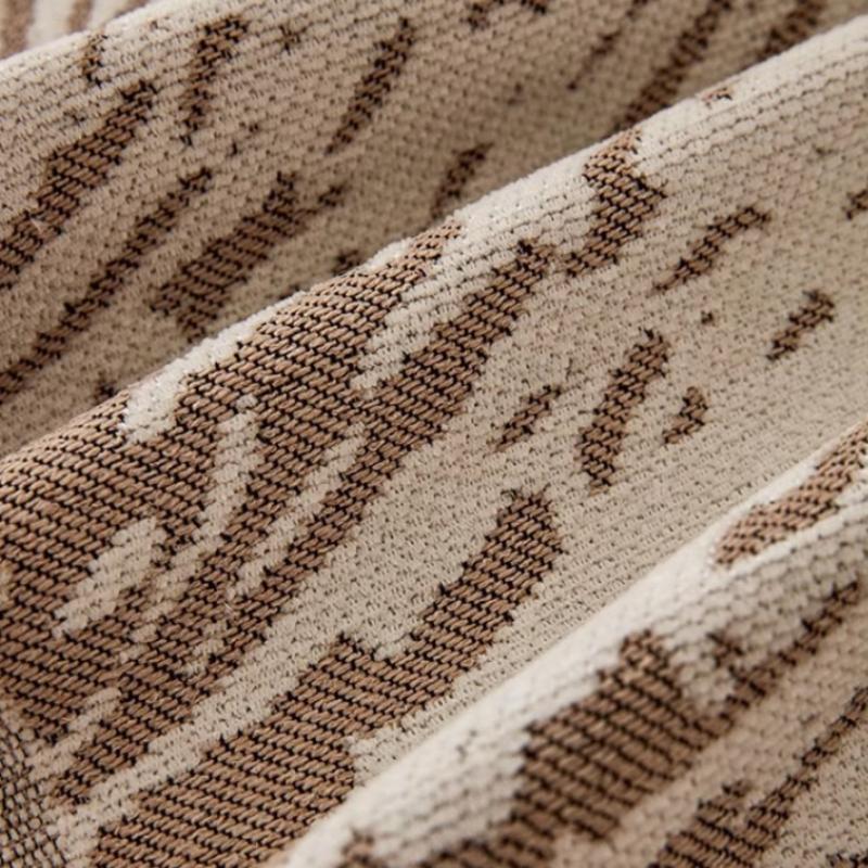 Sofa Towel Striped Couch Pad Light Colored Sofa Blanket All Season Universal All-Inclusive One-Piece Non-Slip And Wear-Resistant