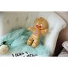 Gingerbread Man Plush Doll Sofa Decoration Cute Cookie Man Stuffed Toys Key Chain Soft Pendant Gifts