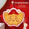 New Coral Velvet New Year Hand Towel Thickened Good Luck Handkerchief Hanging Absorb Water Bathroom Kerchief Home Decoration