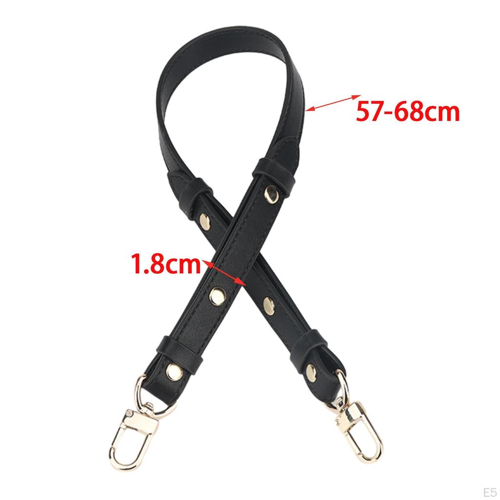 Shoulder Bag Strap Cross Body Luggage Straps Stylish Removable PU Leather Purse