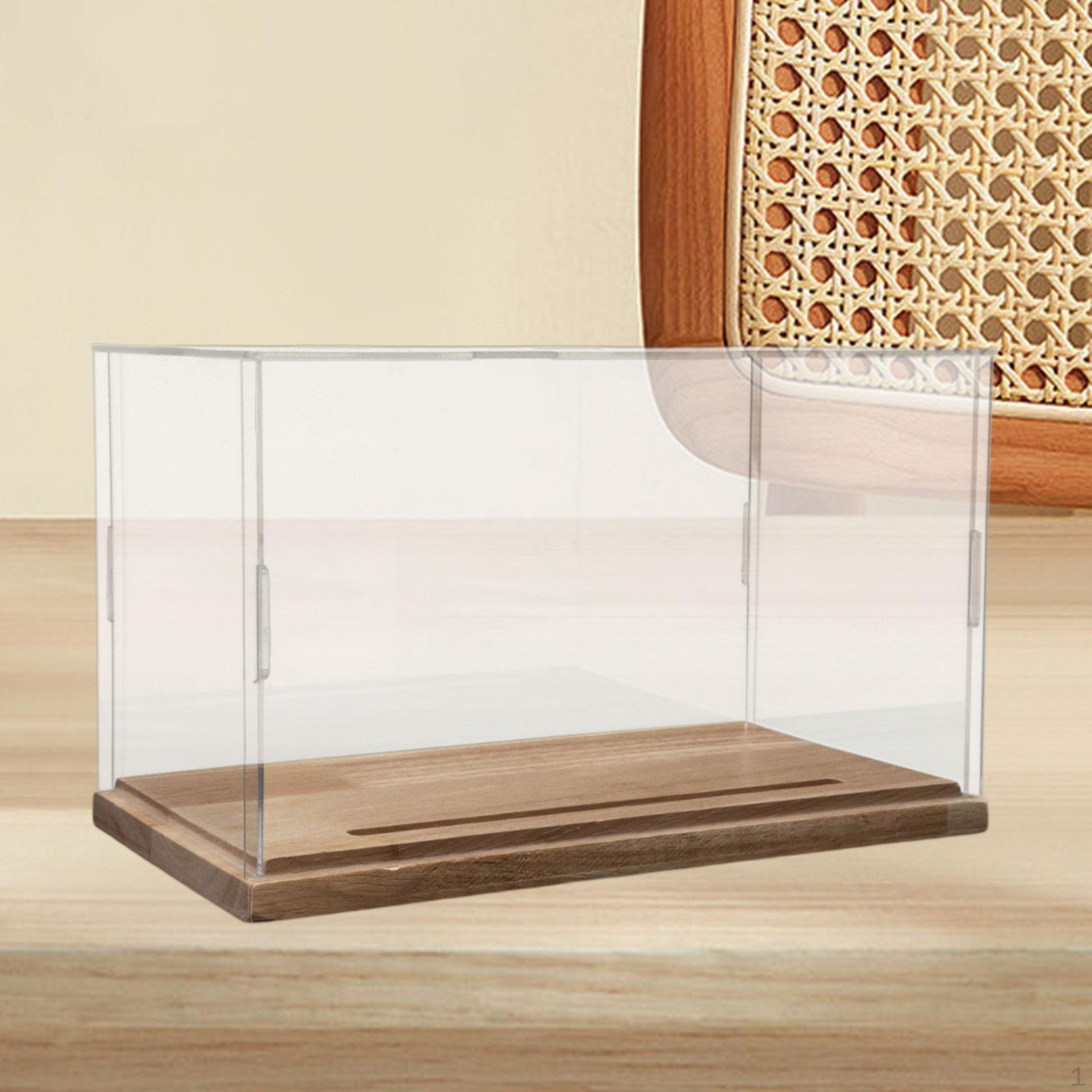 

Акриловый витринный шкаф для защиты коробки модели автомобиля с прозрачным основанием для коллекции 19.5x11x11.5cm