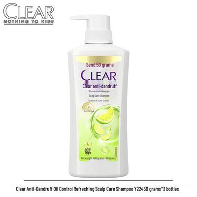 Clear Anti-Dandruff Oil Control Refreshing Scalp Care Shampoo