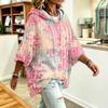Women's Printed Hoodie Loose Fit Casual Pullover Sweatshirt for Everyday Wear