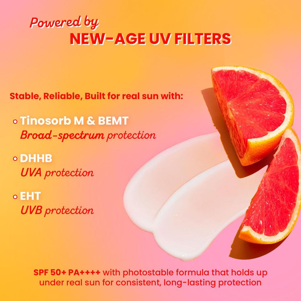 DOT & KEY Vitamin C + E Super Bright Sunscreen Spf 50,50gm Each (Pack of 2)