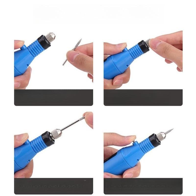 Electric Nail Drill Machine Portable USB Manicure Pedicure Set Professional File Kit for Acrylic Gel Nails Polish Salon Tools