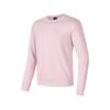 Skechers Solid Color Crew Neck Pullover Sweatshirt Unisex Sweatshirt Pink P424U037-02GM