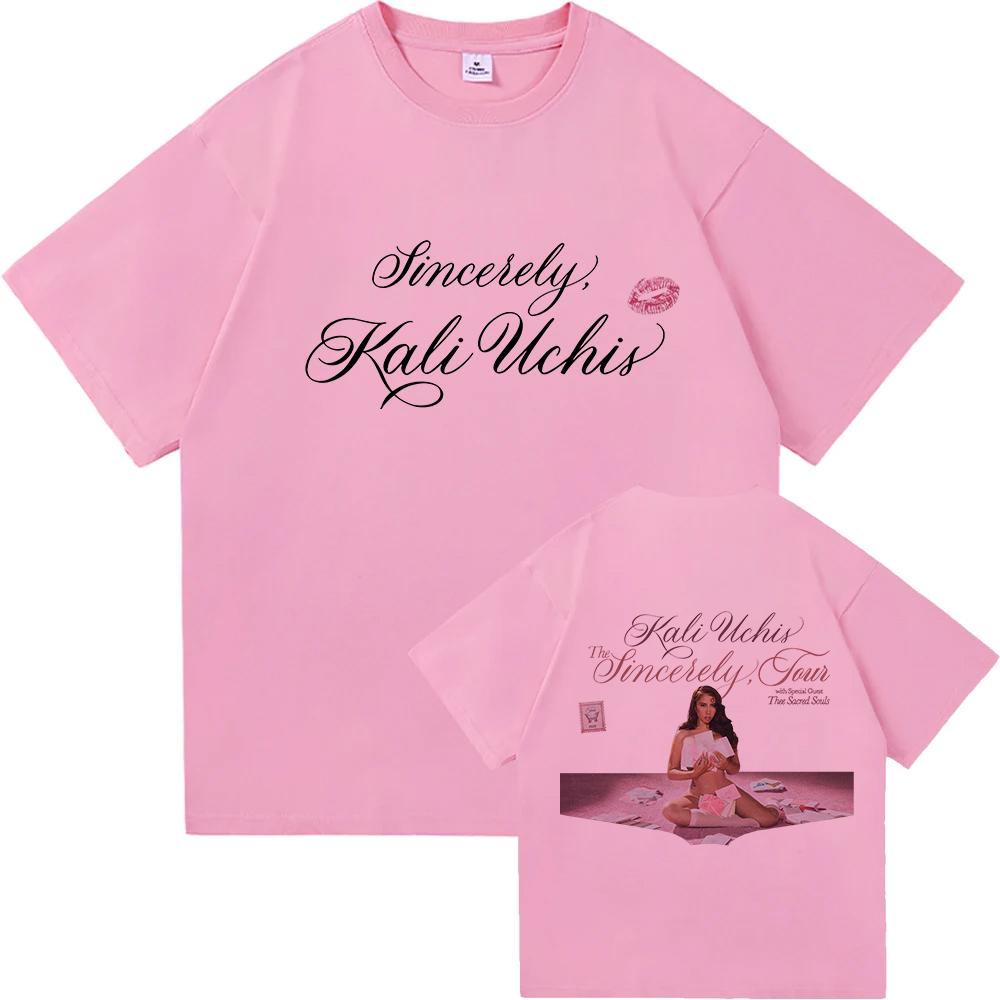 Kali Uchis The Sincerely Tour 2025 T Shirt Unisex/Women Harajuku Graphic T-Shirt Unisex High Quality Aesthetic Cotton Tees Shirts
