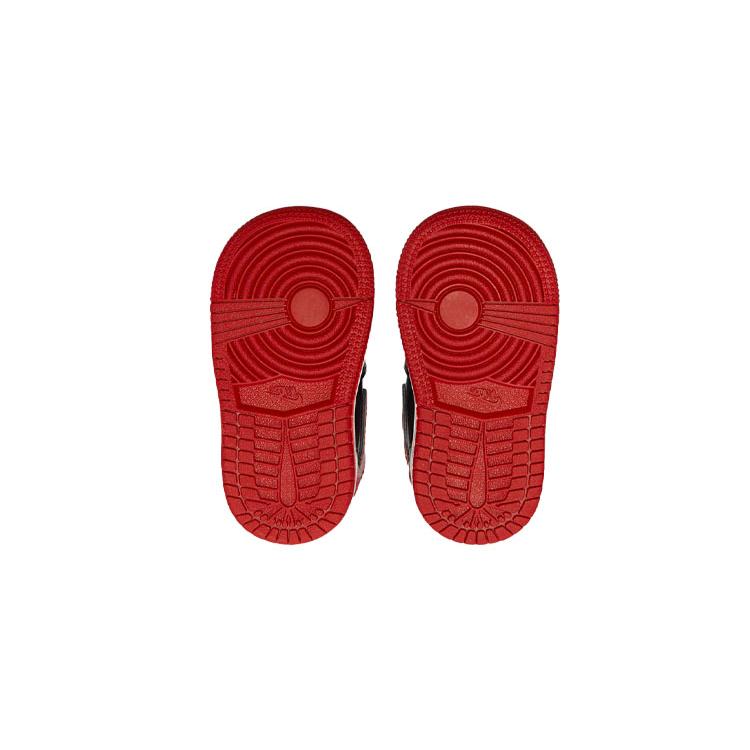 New Jordan Kids Air Jordan 1 Retro High OG 'Bred Patent' Sneakers AQ2665-063