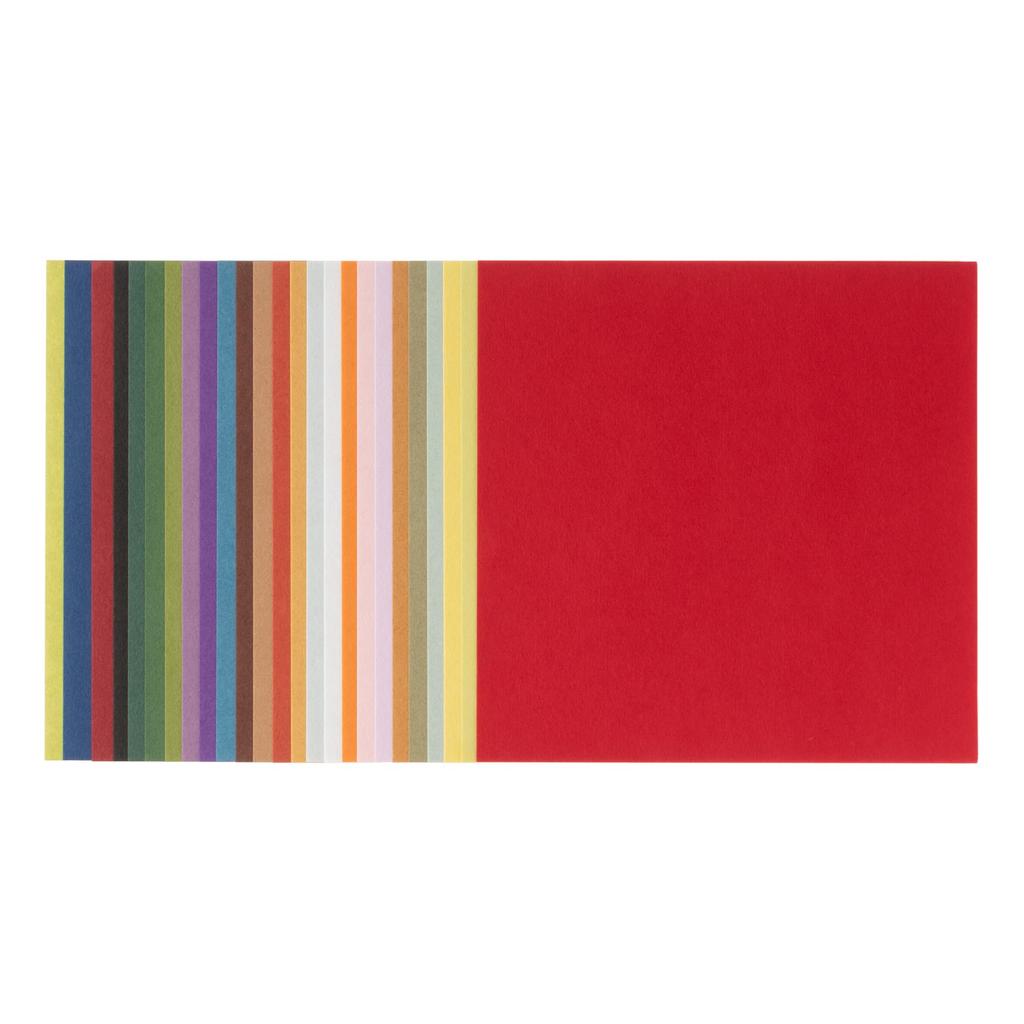 Kawasumi Japanese Colored 25 4 Sheets Total of 100 Sheets Washi, Colors, Washi, Origami, 15x15cm, Colors, Each,