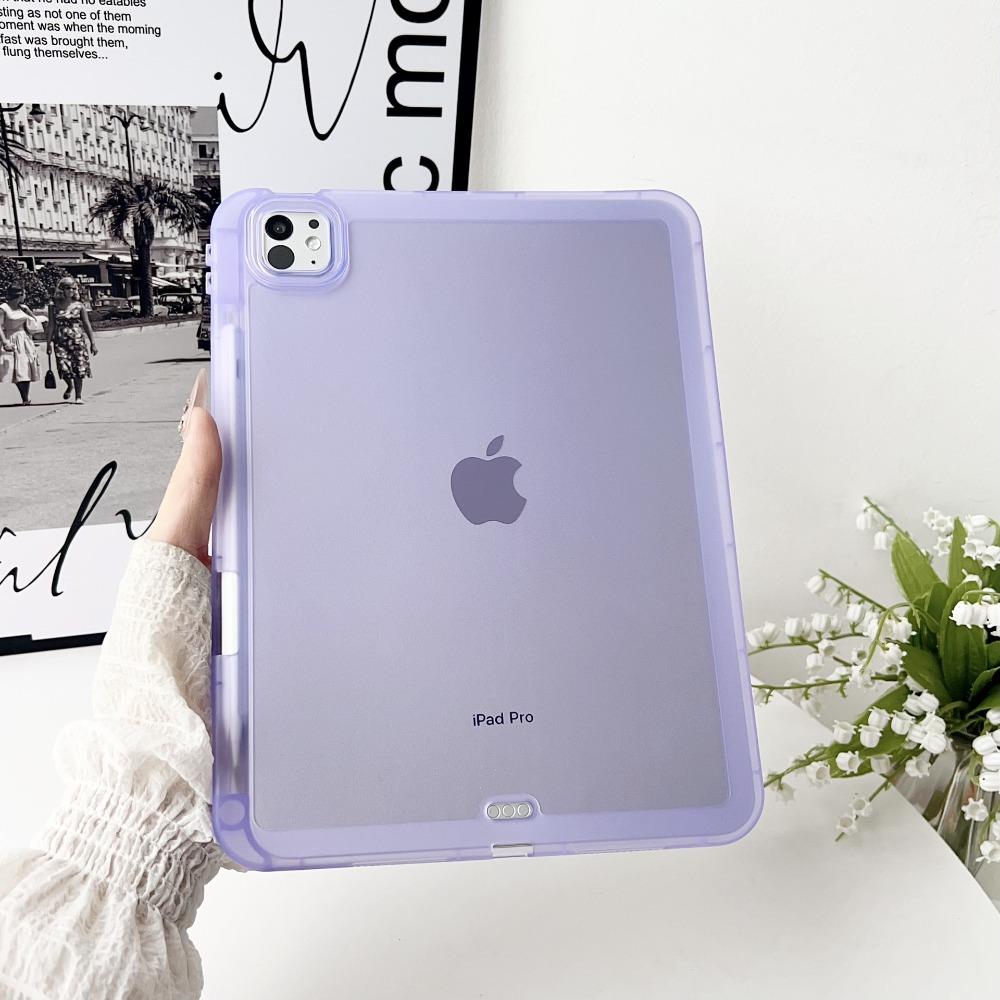 Pencil Holder Case For iPad A16 11th 10th 10.9 Air 4 Air 5 Air3 10.5 10.2 7th 8th 9th Pro 11 5th 6th 9.7"mini 6 7 Soft TPU Cover