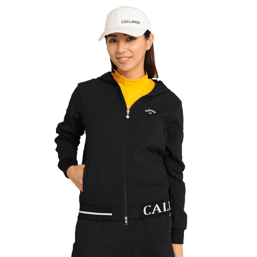 Callaway Quilted Floral Sweatshirt Golf C23217204 Size S Women's / / 1010_Black,