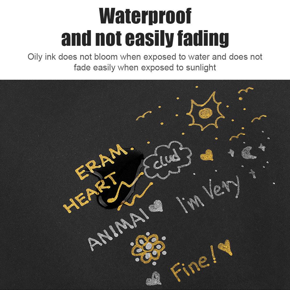 1Pc Waterproof Car Paint Pen Auto Tyre Tire Tread CD Metal Permanent Car Wheel Tire Oily Painting Mark Pen Auto Rubber Marker