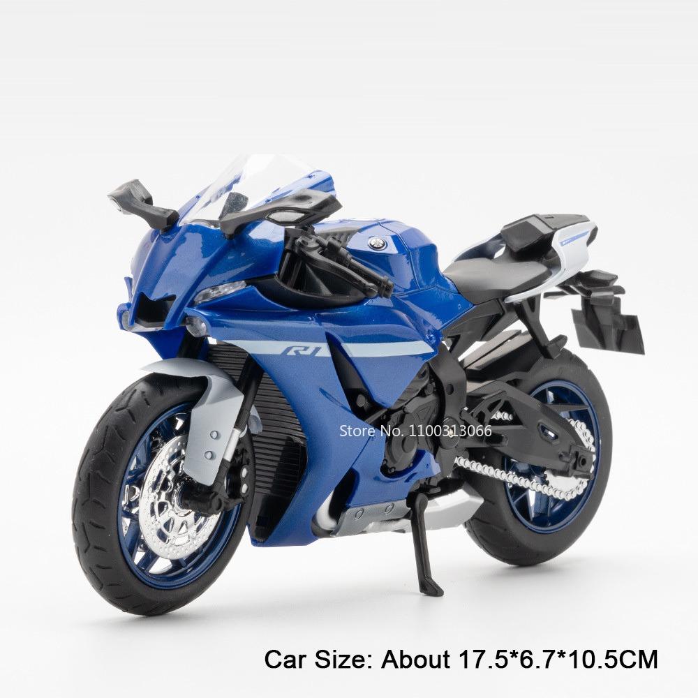 1:12 Honda CB400F R1 Motorcycles Models Toys Cars with Music Light Wheel Steering Miniature Motorcycle Office Table Ornament