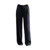 2025 Summer High-Waisted Loose Straight-Leg Drapey Suit Pants with Elastic Back Waistband, Plus Size, High-End Feel.
