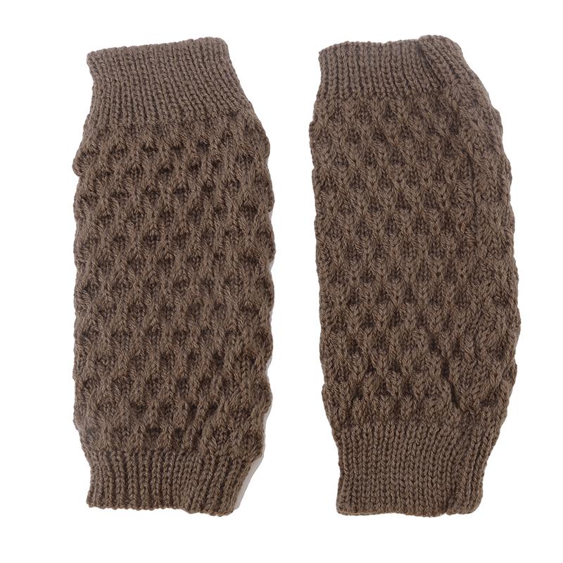 Short Men's and Women's Knitted Warm Half Finger Open Finger Arm Sleeve