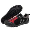 Scarpe da ciclismo da montagna di alta qualità in vera pelle Scarpe da ciclismo da velocità Scarpe da ginnastica da corsa all'aperto 39-46 Scarpe da ciclismo MTB