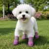 4PCS/SET Wear-Resistant Pet Mesh Shoes Non-Slip Pet Paw Protector Dog Boots Pet Footwear Walking