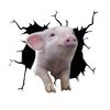 Animal Car Stickers Waterproof PVC Auto Scratch Occlude 3D Simulation Electrostatic Decal Car Window Home Decoration