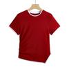 Dámské tričko s kulatým výstřihem krátký rukáv Dámské triko Jaro a léto Všestranný Bavlna Elastická Slim Fit Top