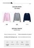 Dual-Layer Women's Color Block Cashmere Knit Base Layer - Round Neck Loose Fit Wool Top