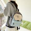 High Value Backpack Japanese Splicing Girl College Style Schoolbag Boys and Girls High School Students Junior High School Students Backpack
