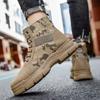 Camouflage Martin Boots, neue High-Top-Schuhe, Plateau-Outdoor-High-Top-Baumwollstiefel mit Camouflage-Schuhen