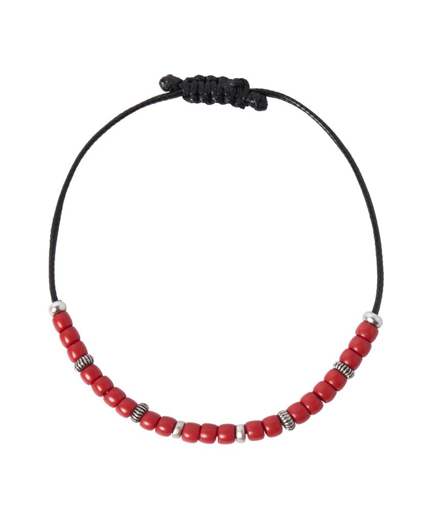 Musinsa Standard Western Bead Bracelet [Red]