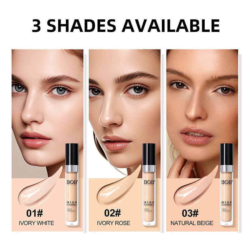 BOB Matte Light Transparent Concealer Lasting Brightening Natural Skin Repair Moisturizing Base Makeup Foundation Women