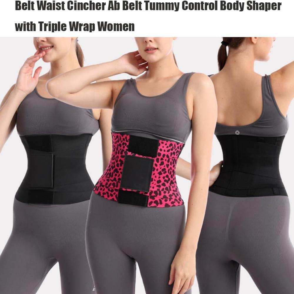 Belt Waist Cincher Ab Belt Tummy Control Body Shaper with Triple Wrap Women, Breathable