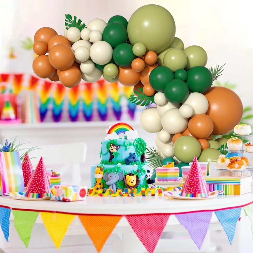 102-teiliges mehrfarbiges Latex-Ballonset, geeignet für Geburtstagsfeiern, Hochzeiten, Valentinstags-Partydekoration