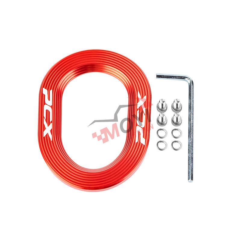 Ochrana výfuku pro upravenou Hondu PCX160: Protiopaření, Proti kolizi Kryt koncovky výfuku