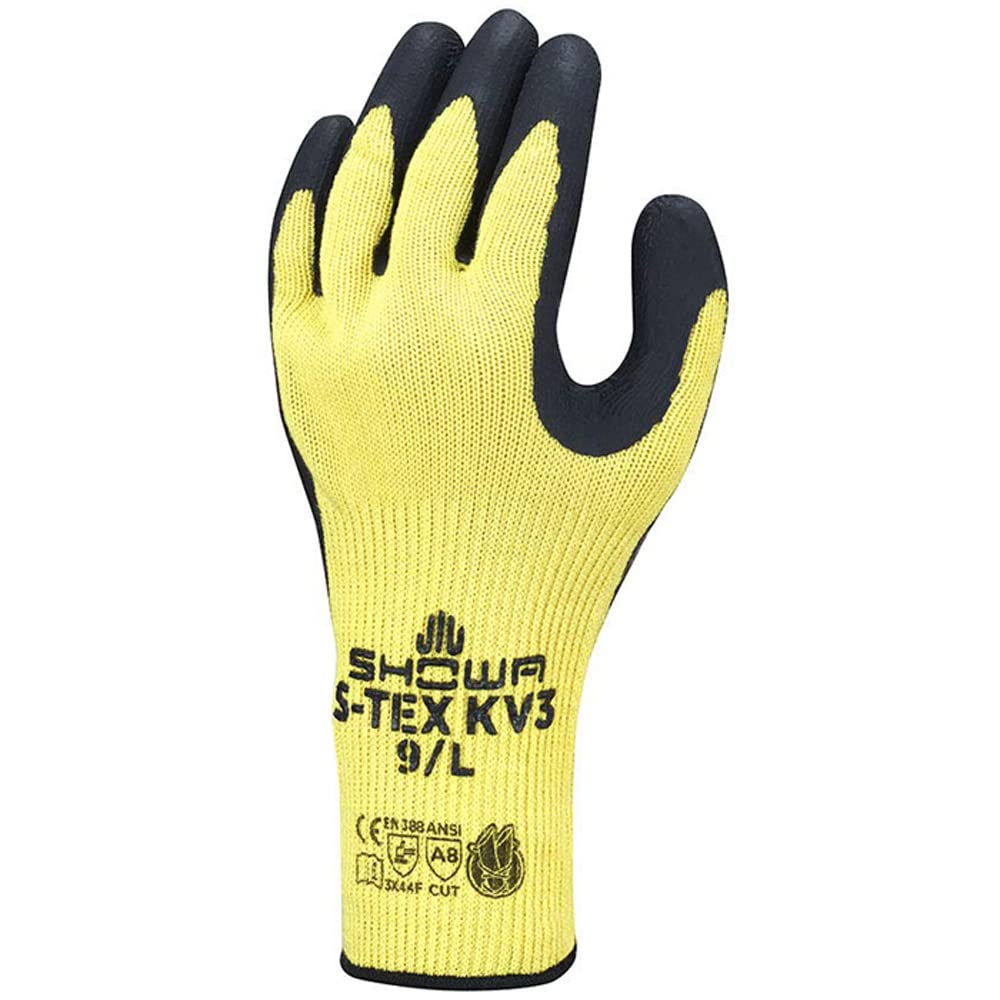 Showaglove KV3 Work Size 1 Pair of Cut-Resistant S-TEX Gloves, L, (Set 2)