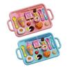 Strawberry Pudding Set Simulation Snack Pudding Princess Tea Time Toys Food Pretend Play Kitchen Accessories Early Education Play House Set
