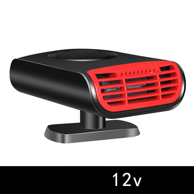 

Car Heater Cooler Fan Portable Heater 2 IN 1 Cooling Heating Car Windshield Defroster for 12V Car Motorhomes Accessories чорний