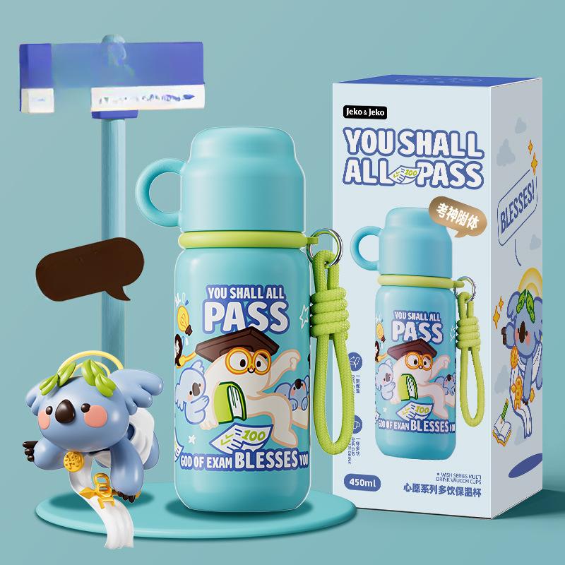 

Милая модная детская термокружка, пищевая, высокого качества, внешний вид, чашка для воды, прямая питьевая кружка для мальчиков и девочек из детского сада, учеников 450ml