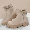 Women's Lightweight Comfortable Cold Warm Padded Snow Boots Non-slip Wear Outdoor Leisure Sports Martin Cotton Boots