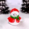 Miniature Landscape Model Cute Christmas Decoration Santa Claus Figurine Xmas Gift Bag Ornament