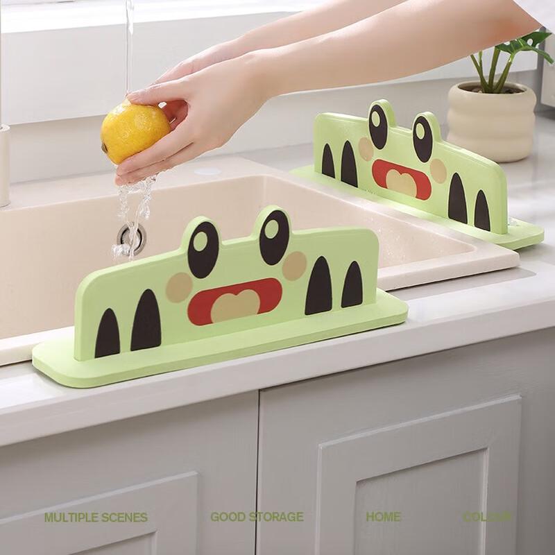 

Green Frog Suction Splash Guard