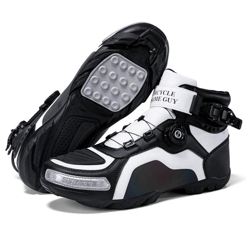 Wear Resistant Riding Motorcycle Shoes Men's Women's Off-road Racing Couple Travel Commuting Knight Boots