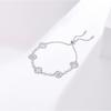 Elegant Mother-of-Pearl Clover Bracelet Women Delicate Floral Design Lightweight Luxury Jewelry 2026 Collection
