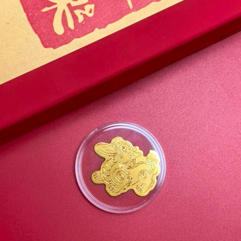999 Pure Gold Year of the Horse Sticker - New Year Mobile Accessory for Prosperity and Good Fortune Gift